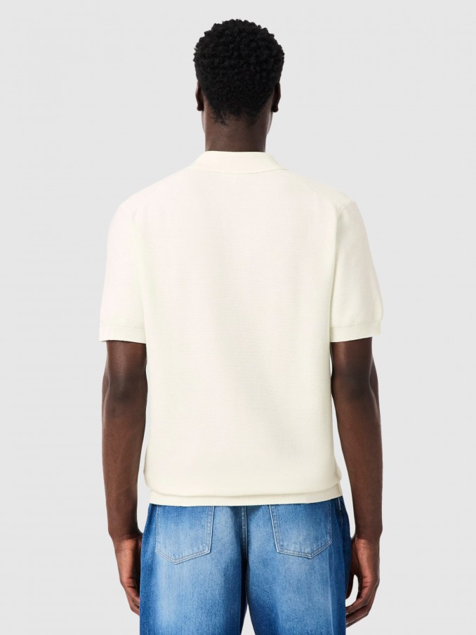 Polo Shirt Man Cream Lacoste