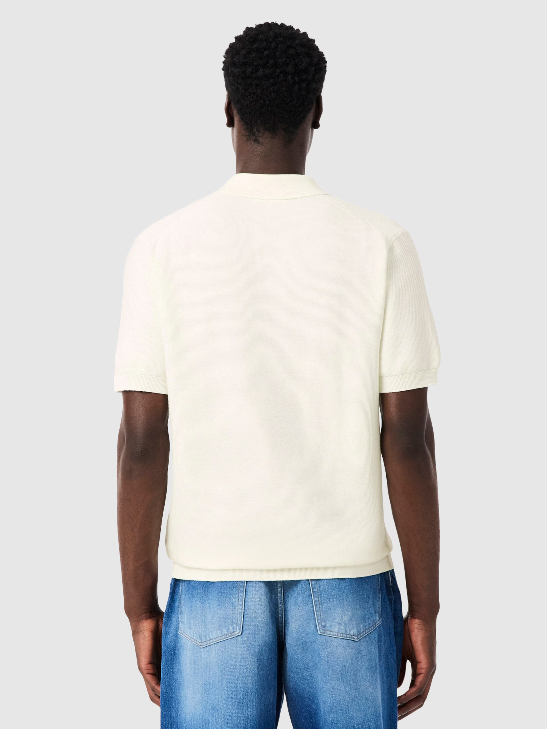 Polo Shirt Man Cream Lacoste