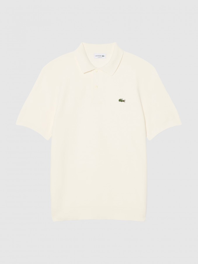Polo Shirt Man Cream Lacoste