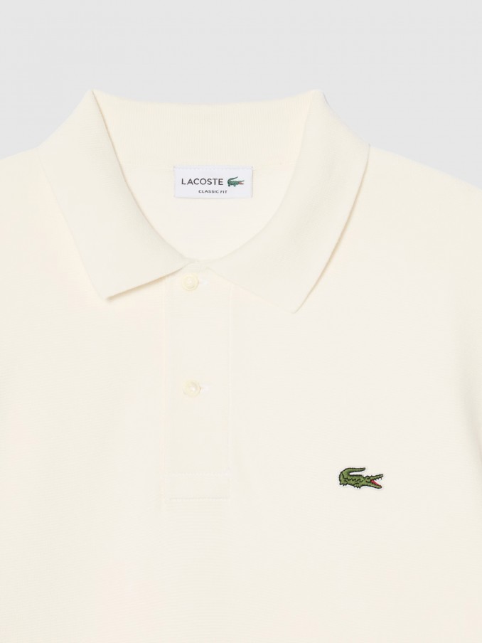 Polo Shirt Man Cream Lacoste