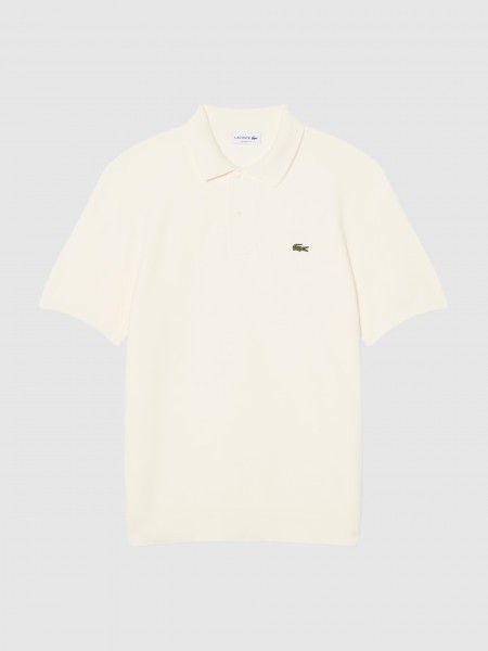 Polo Shirt Man Cream Lacoste