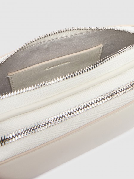 Mala Calvin Klein Mulher Webbing Double Strap Camera Bag