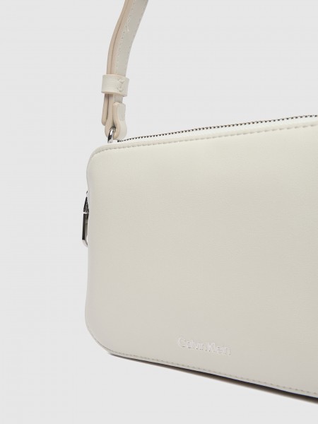 Mala Calvin Klein Mulher Webbing Double Strap Camera Bag