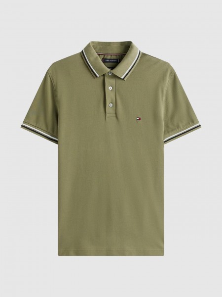Polo Tommy Hilfiger Homem Tipped Slim Fit Seasonal Polo