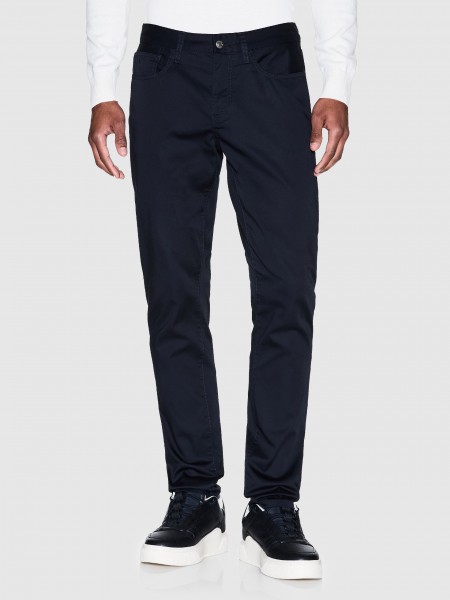 Pants Man Navy Blue Armani Exchange