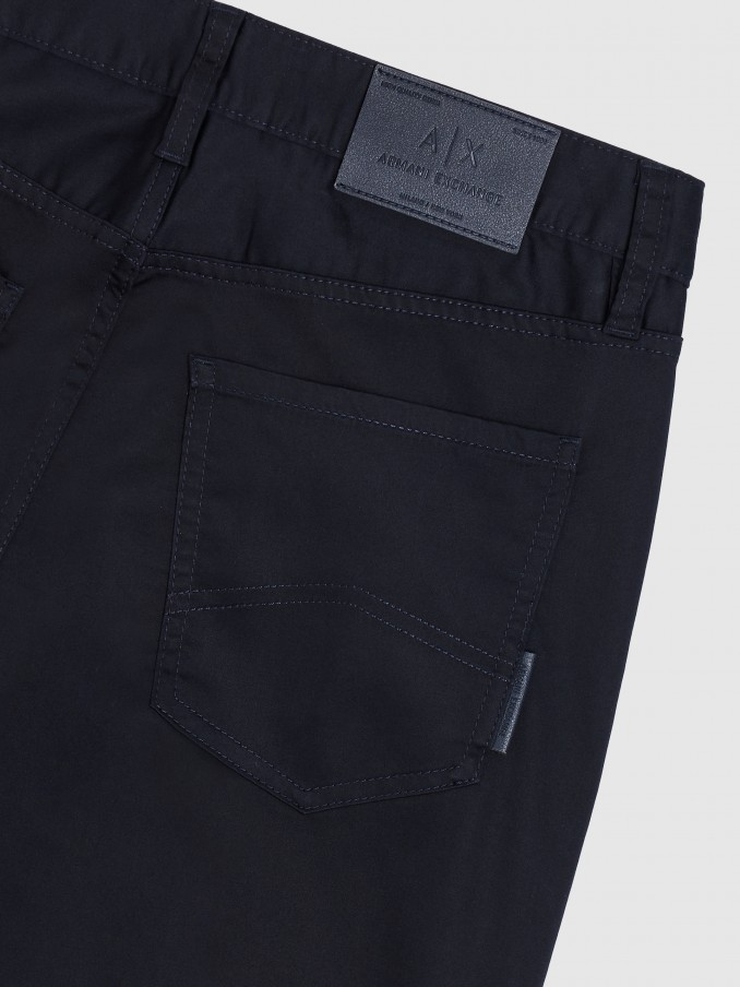 Pants Man Navy Blue Armani Exchange