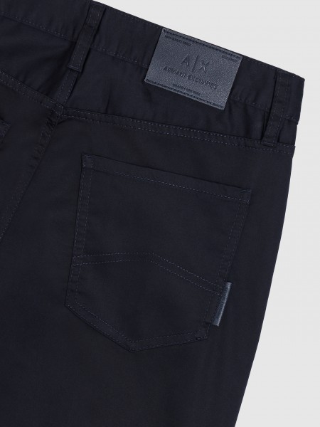 Pants Man Navy Blue Armani Exchange