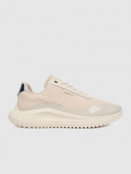 Sapatilha Calvin Klein Mulher Eva Runner Lace Up Mat Mix