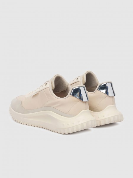 Sapatilha Calvin Klein Mulher Eva Runner Lace Up Mat Mix