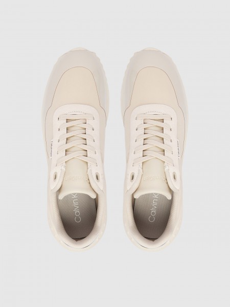 Sapatilha Calvin Klein Mulher Eva Runner Lace Up Mat Mix