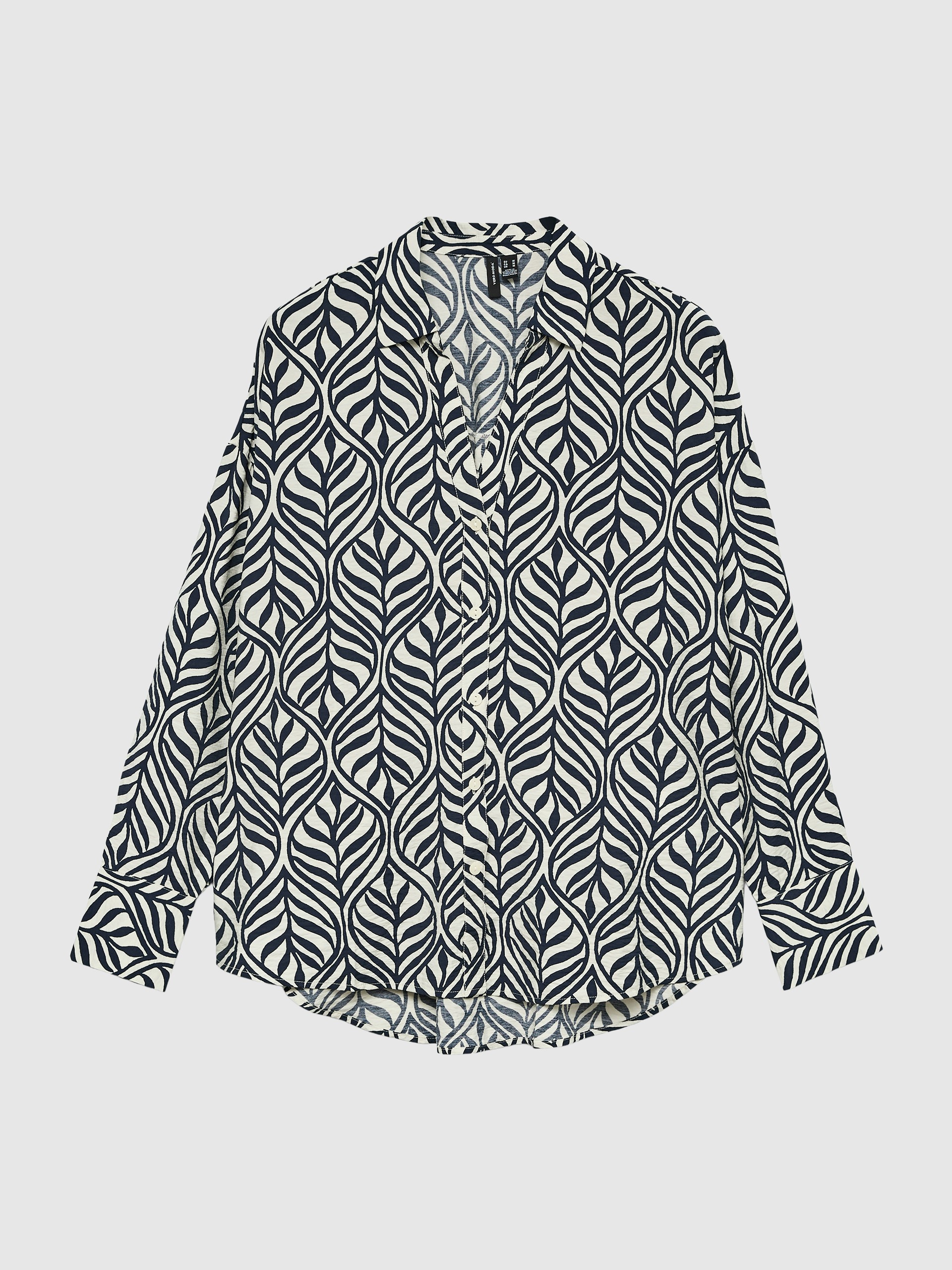 Camisa Vero Moda Mulher Vmjosie Ls Oversize Shirt Wvn Ga