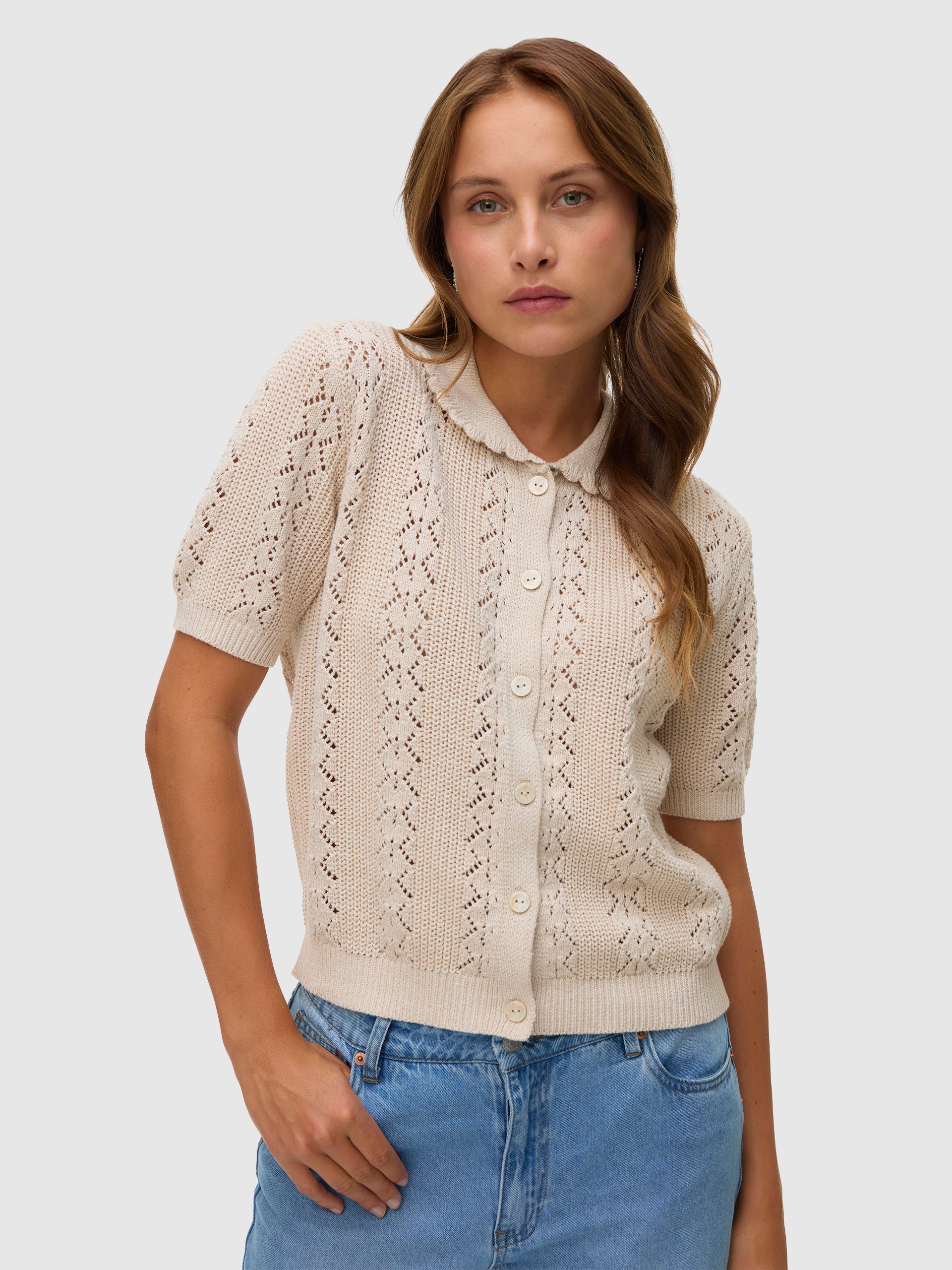 Shirt Woman Beige Vero Moda