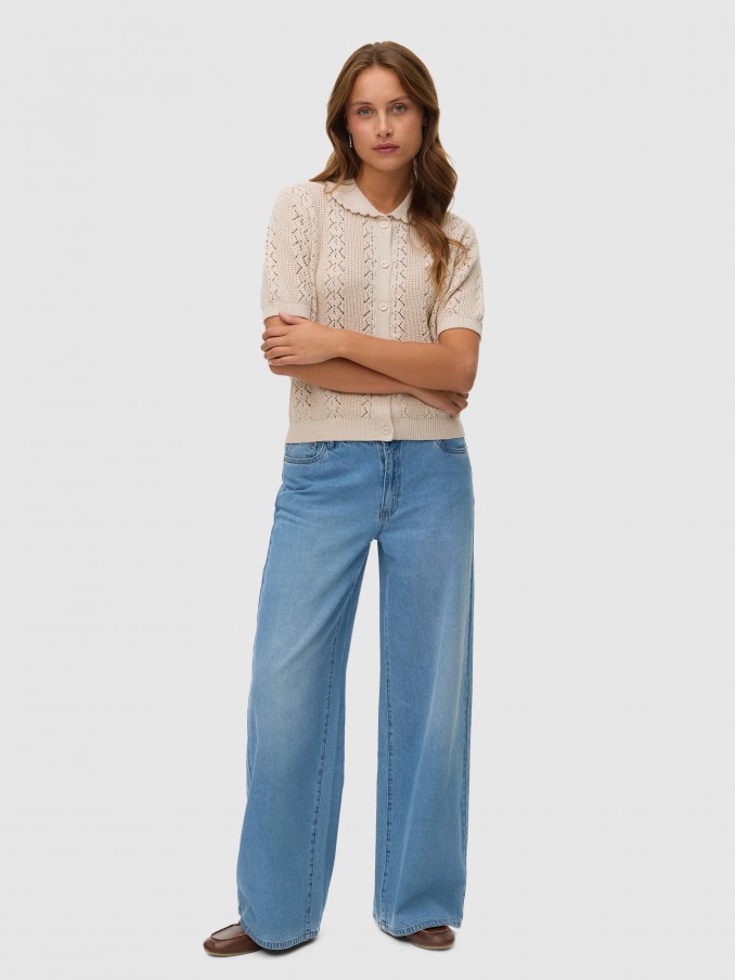 Shirt Woman Beige Vero Moda