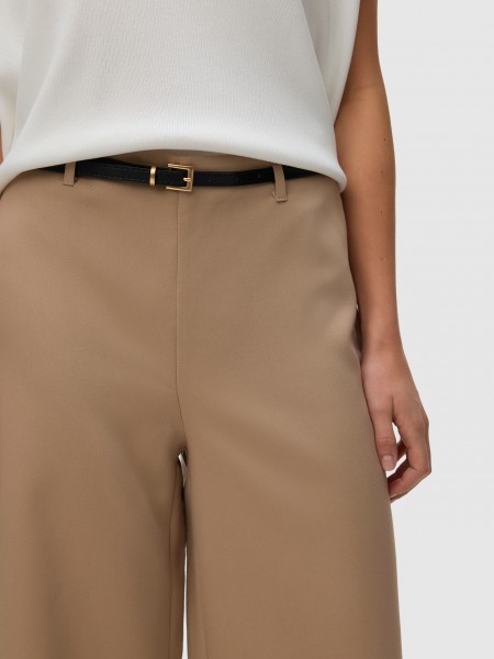 Pantalones Mujer Beige Vero Moda