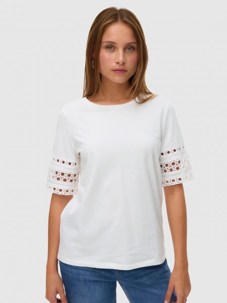T-Shirt Woman White Vero Moda