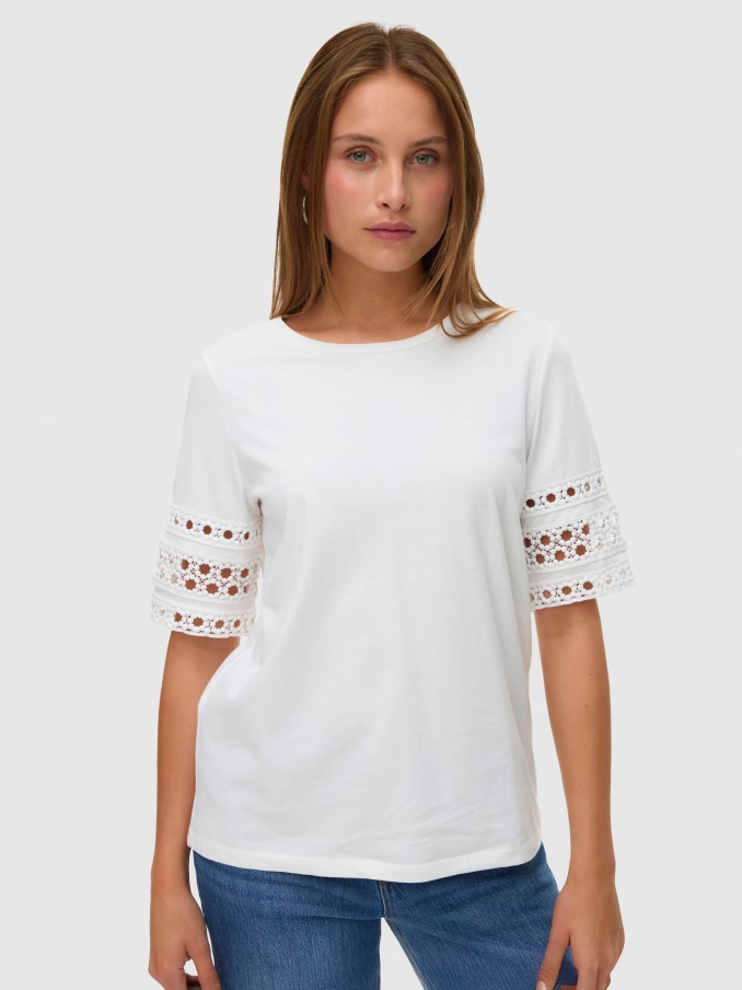 T-Shirt Woman White Vero Moda