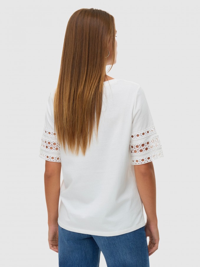 T-Shirt Woman White Vero Moda