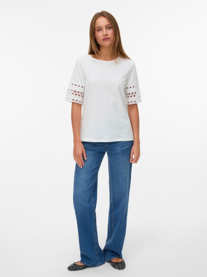 T-Shirt Woman White Vero Moda