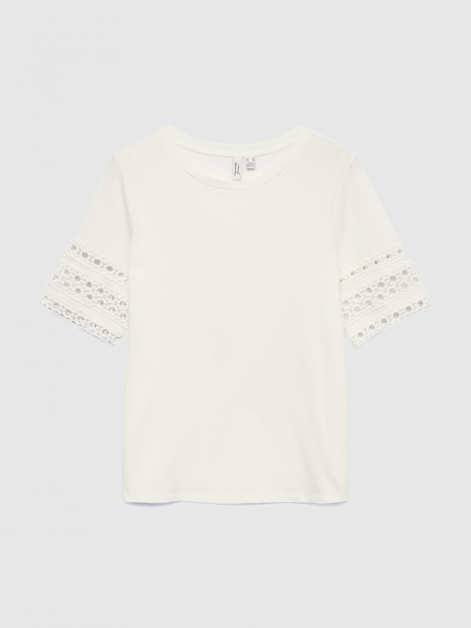 T-Shirt Woman White Vero Moda
