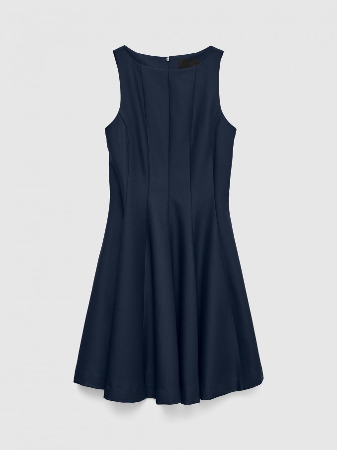 Dress Woman Navy Blue Vero Moda