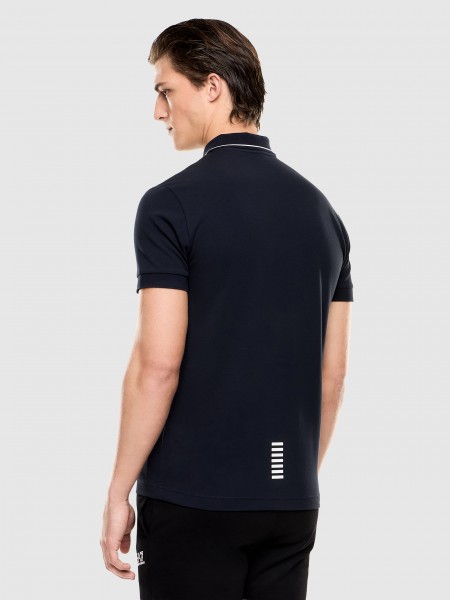 Polos Homem Train Core Id M Polo Pq St Cc - Train Core Id M Polo Pq St Cc Ea7  Emporio  Armani