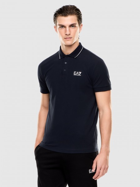 Polos Homem Train Core Id M Polo Pq St Cc - Train Core Id M Polo Pq St Cc Ea7  Emporio  Armani