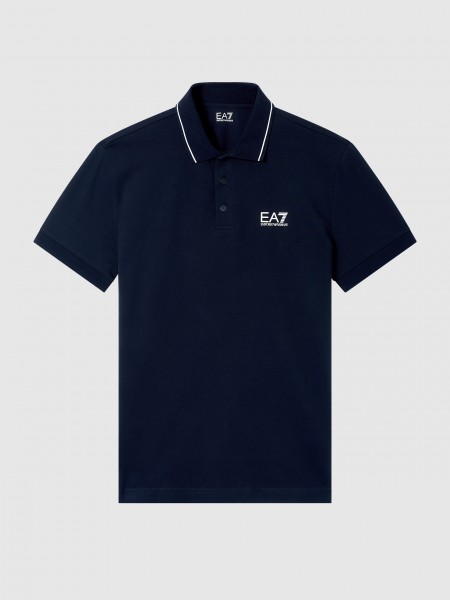 Polos Homem Train Core Id M Polo Pq St Cc - Train Core Id M Polo Pq St Cc Ea7  Emporio  Armani