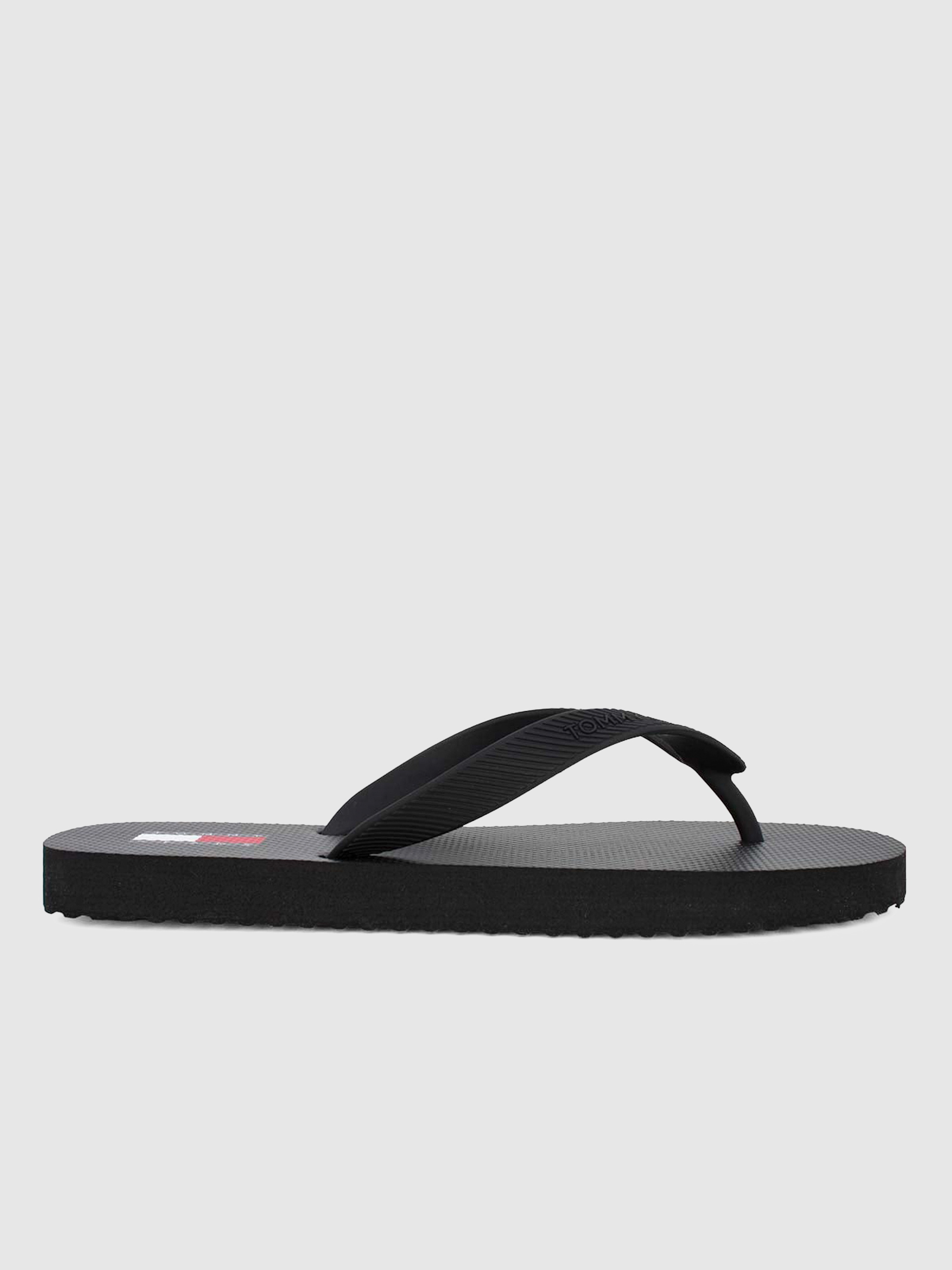 Flip Flops Man Black Tommy Hilfiger Footwear