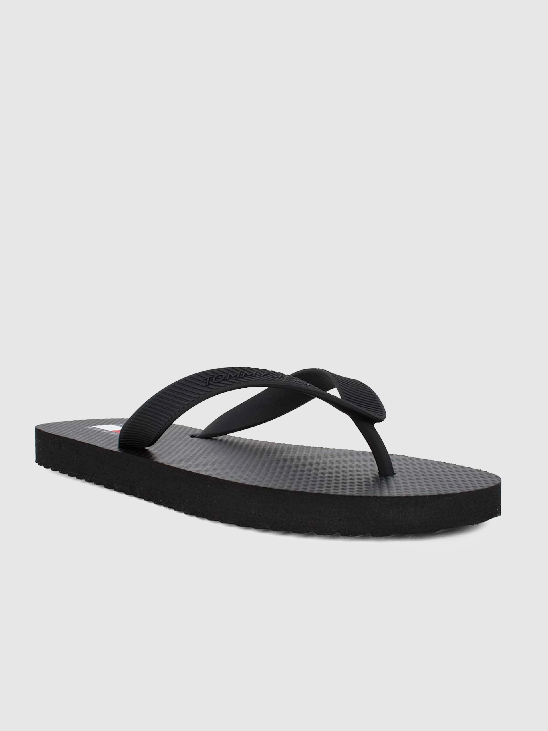 Flip Flops Man Black Tommy Hilfiger Footwear