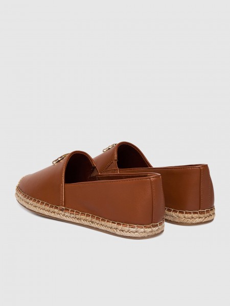 Espadrilles Woman Camel Tommy Hilfiger Footwear