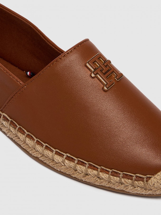 Espadrilles Woman Camel Tommy Hilfiger Footwear