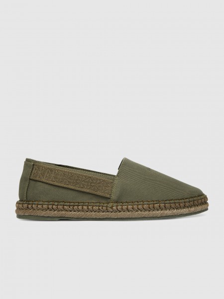 Espadrilles Man Green Calvin Klein