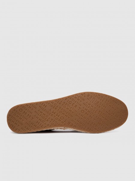 Espadrilles Woman Camel Tommy Hilfiger Footwear