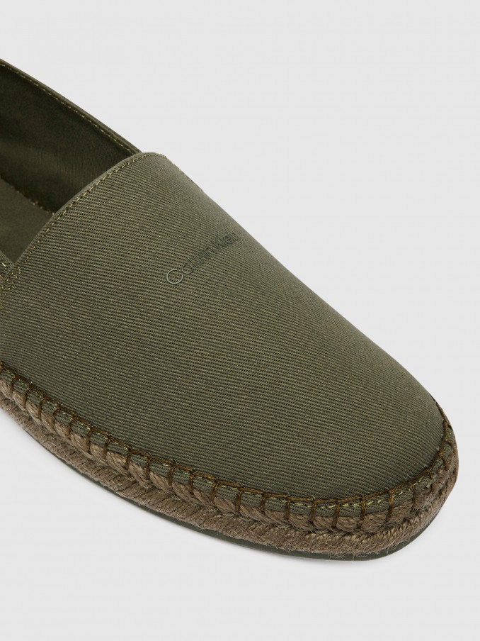 Alpargatas Hombre Verde Calvin Klein
