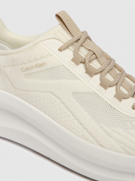 Sapatilha Calvin Klein  Mulher Chunky Run Ckstripe Lup Sp Kn