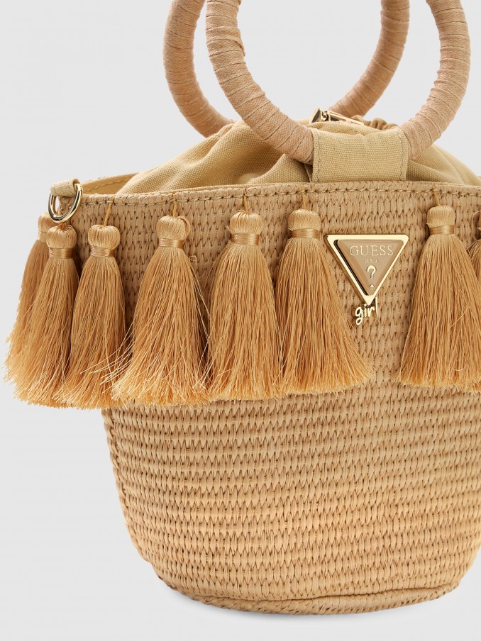 Mala Guess Menina Staw Bucket Bag
