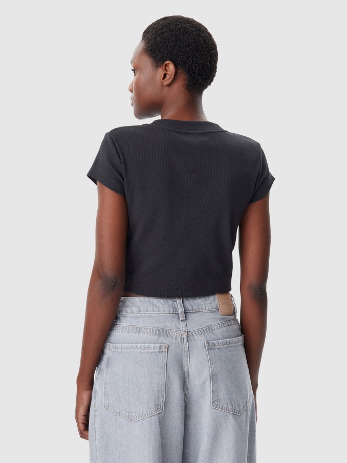 Camiseta Mujer Negro Calvin Klein
