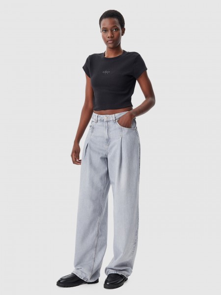 T-Shirt Woman Black Calvin Klein T-Shirt Woman Black Calvin Klein