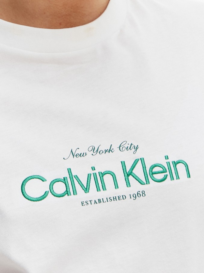 Camiseta Mujer Blanco Calvin Klein