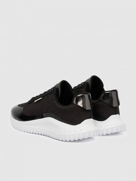 Sapatilha Calvin Klein Mulher Eva Runner Lace Up Mat Mix
