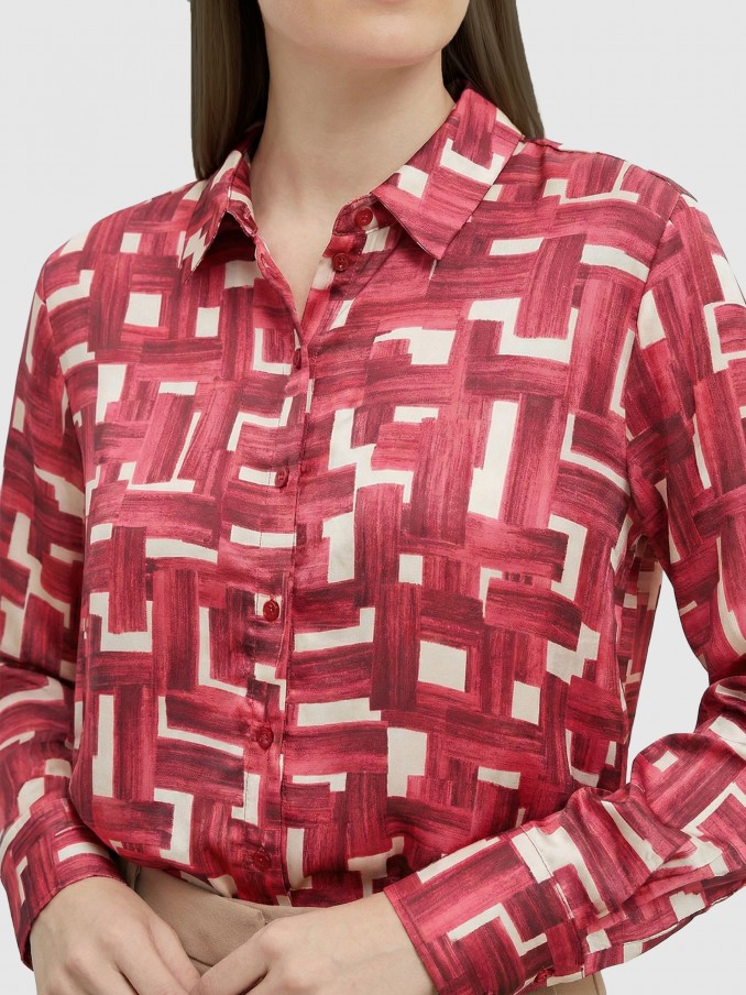 Camisa Vero Moda Mulher Vmidy L/s Shirt Wvn Btq