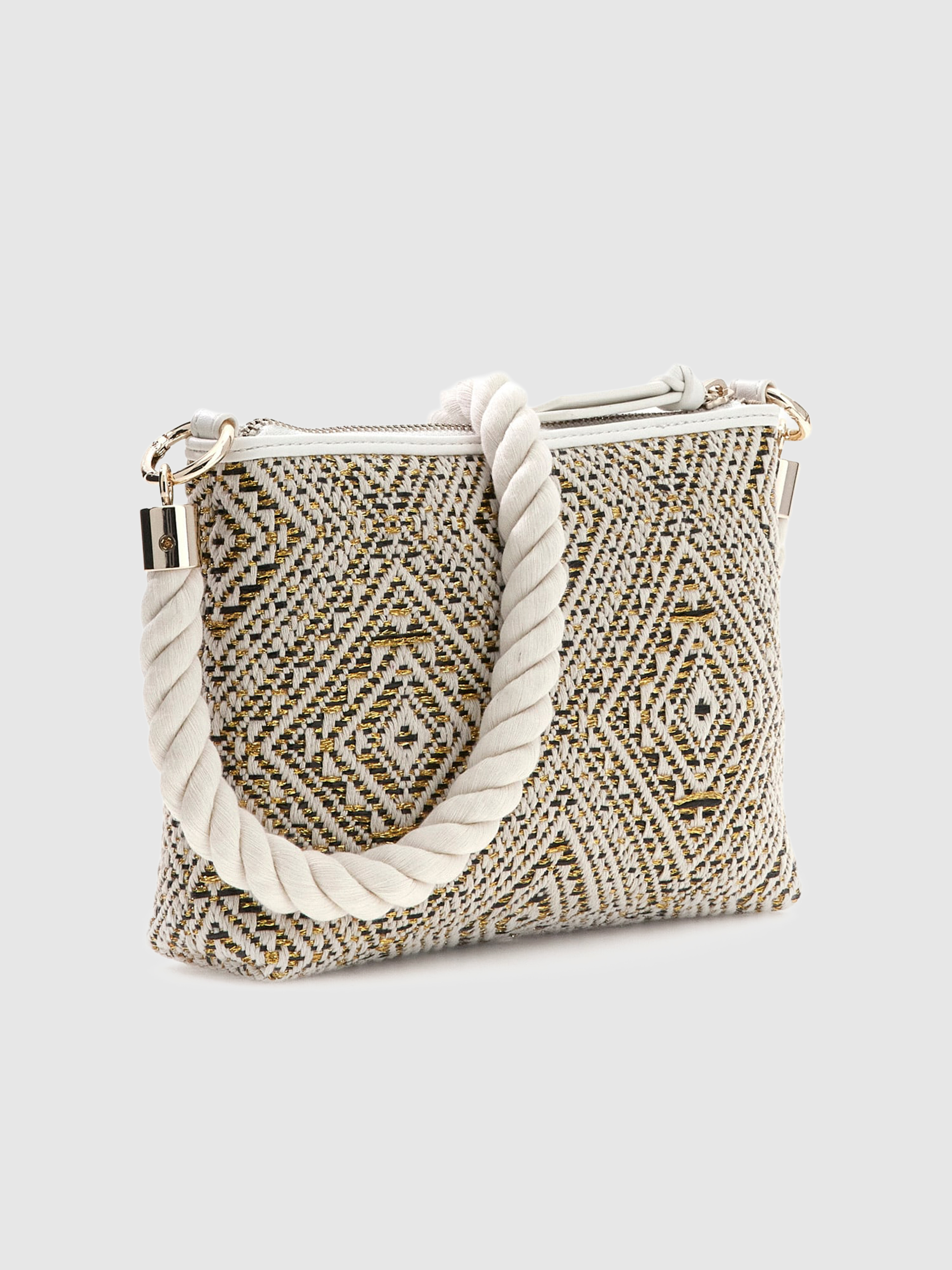 Mala Guess Menina Jacquard Mini Crossbody Bag