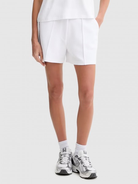 Cal��es Guess Mulher Sarah Pique Shorts