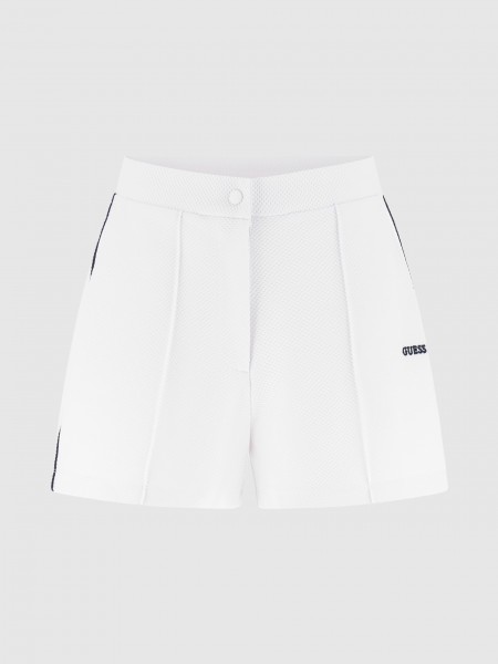 Cal��es Guess Mulher Sarah Pique Shorts