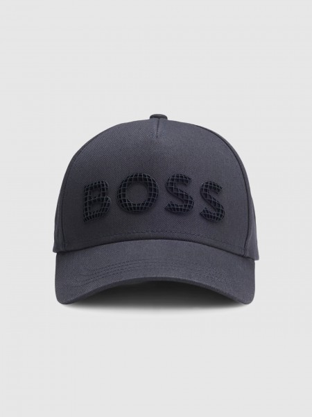 Caps Man Navy Blue Boss
