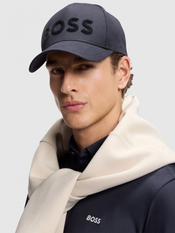 Caps Man Navy Blue Boss
