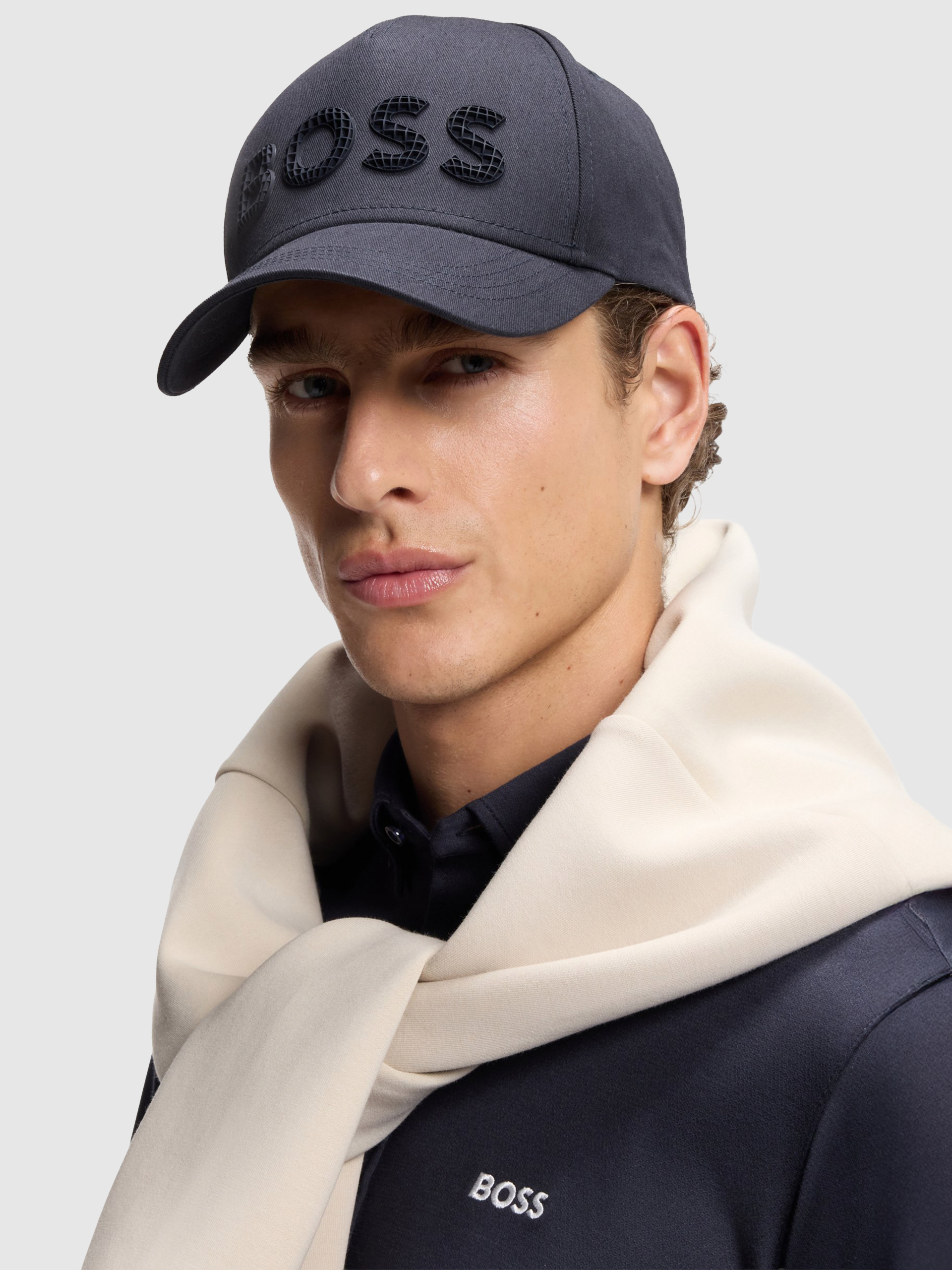 Caps Man Navy Blue Boss