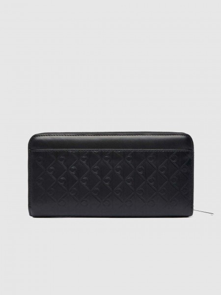 Carteira Calvin Klein Mulher Emblem Aop Embossed Long Wallet