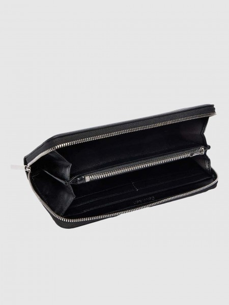 Carteira Calvin Klein Mulher Emblem Aop Embossed Long Wallet