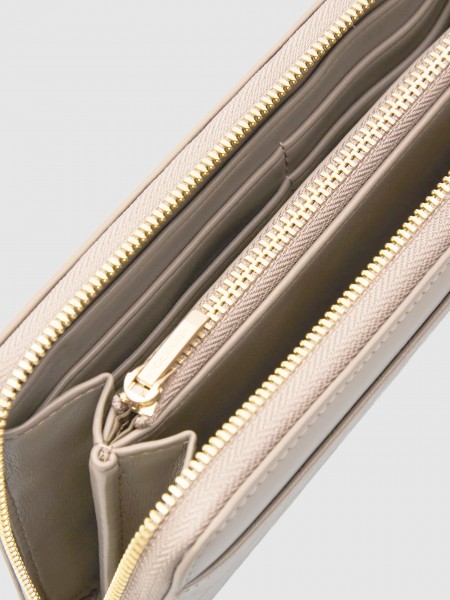 Carteira Calvin Klein Mulher Emblem Aop Embossed Long Wallet